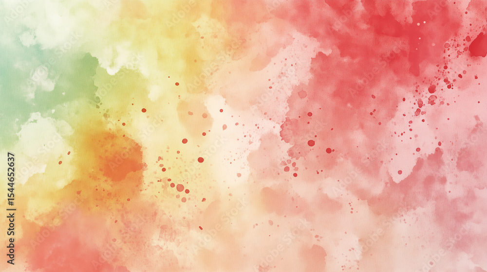 Fototapeta premium Colorful watercolour texture. Abstract watercolour with vibrant colors Colored background. Abstract background