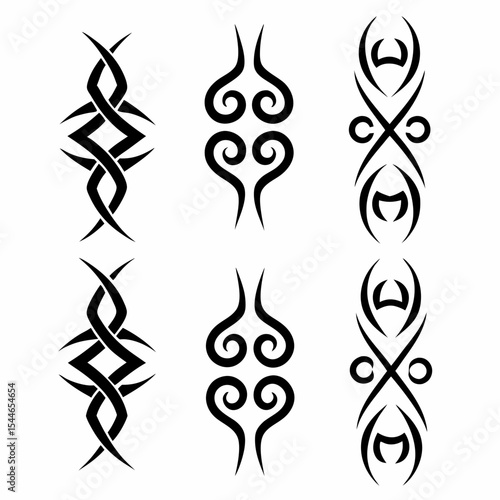 Design a vibrant icon pack depicting spiritual connection through tribal art.  Include diverse symbols representing ancestral reverence, nature worship, and community bonding.