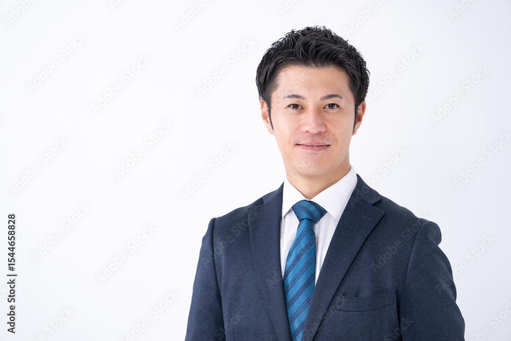 ビジネス 男性 白バック ビジネス 男性 白バック