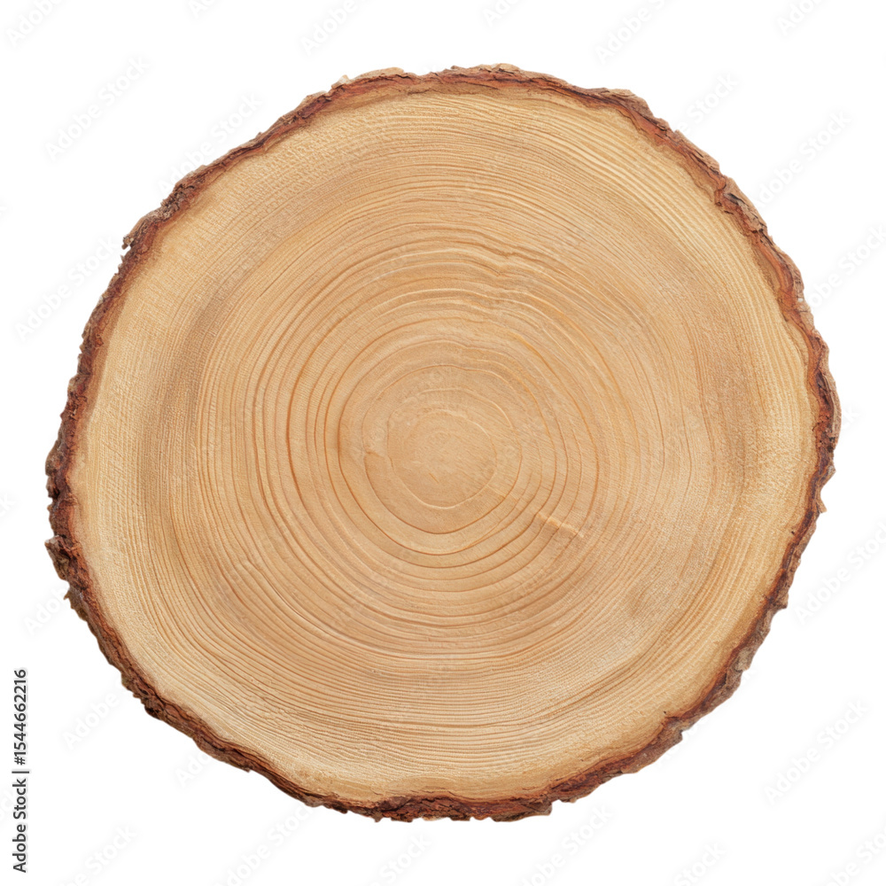 Isolated Cross-Section of a Tree Log on Transparent Background Isolated Cross-Section of a Tree Log on Transparent Background