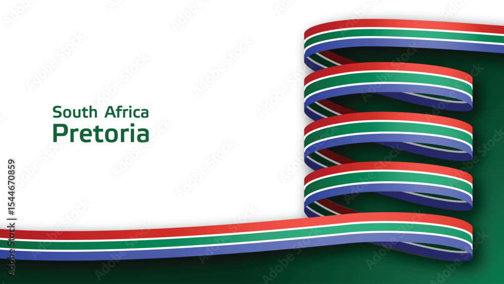 Obraz premium National Design Featuring South Africa Identity