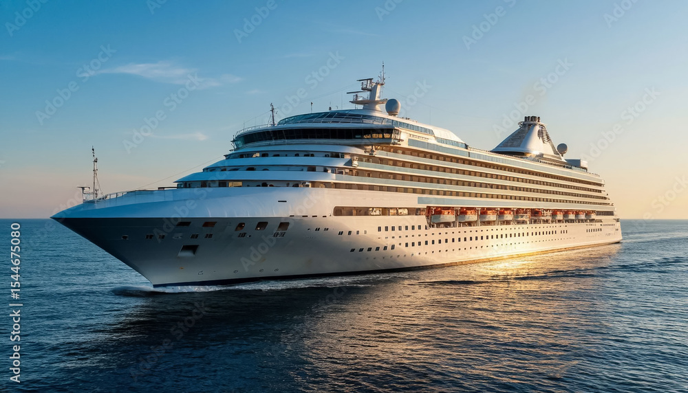 The cruise liner of the future for luxury sea travel. The cruise liner of the future for luxury sea travel.