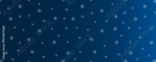 Dark Blue American Star Pattern Background with Subtle Gradient