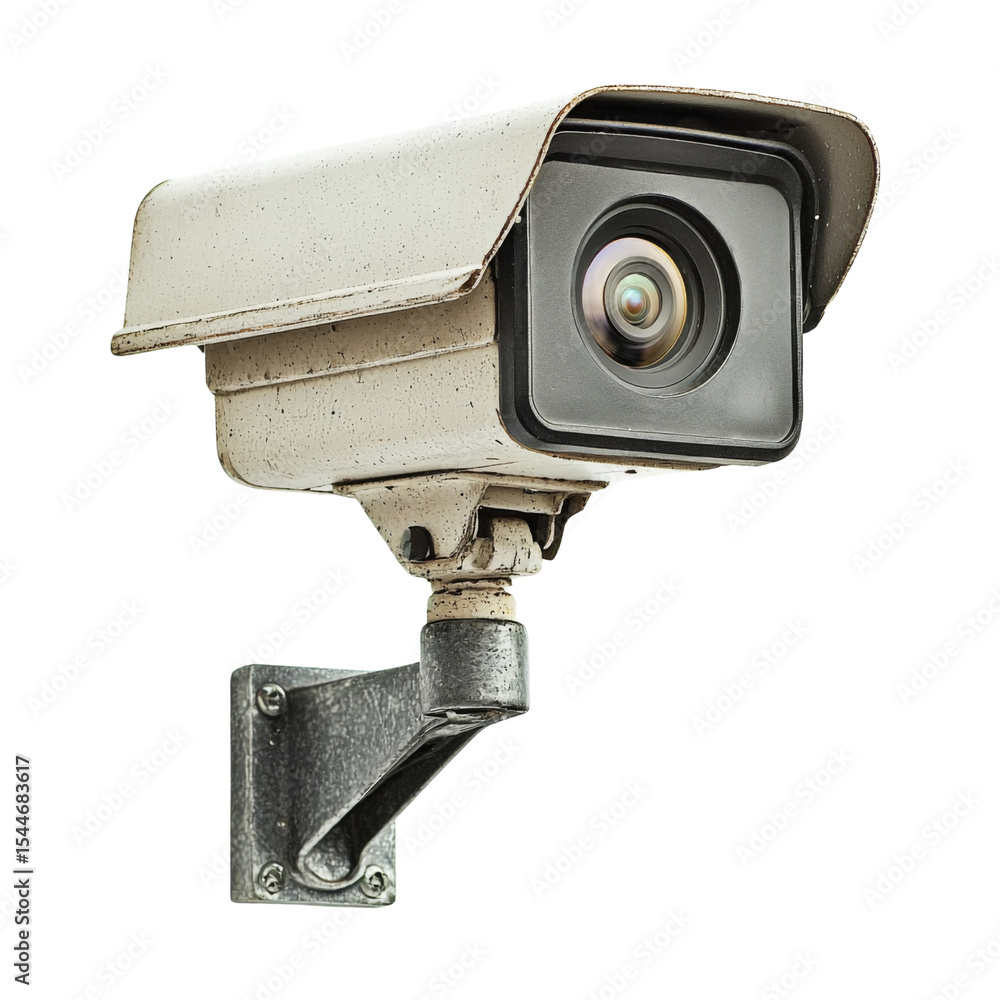 Surveillance camera mounted on wall, designed for security monitoring. This device captures video footage for safety and protection in various environments Surveillance camera mounted on wall, designed for security monitoring. This device captures video footage for safety and protection in various environments