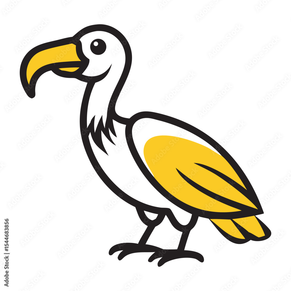Fototapeta premium Vulture vector art.