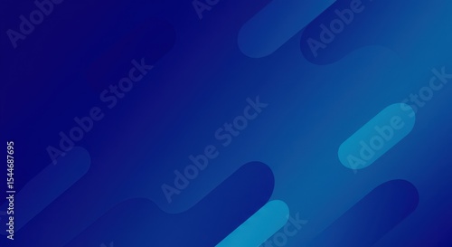 Abstract Blue Gradient Background with Dynamic Lines and Shapes Design for Modern Presentation