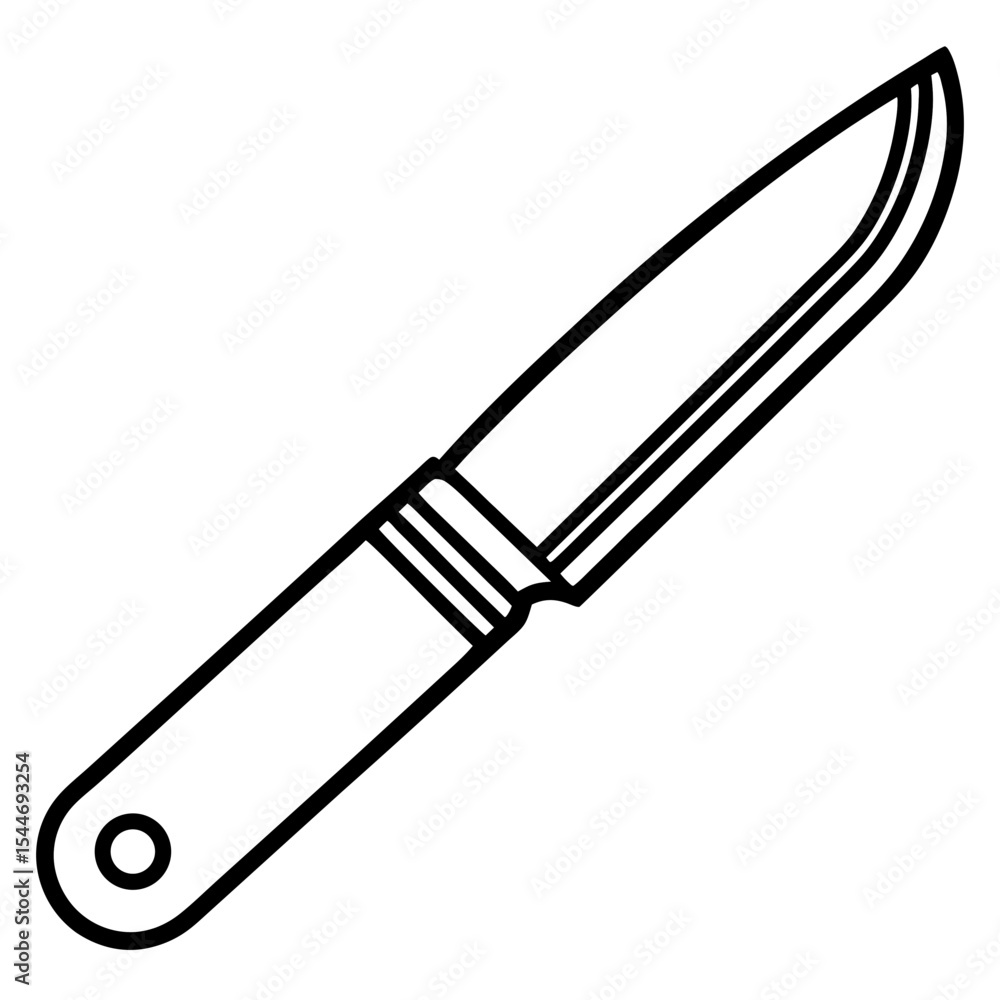 Line Art Utility Cutter Icon Design Line Art Utility Cutter Icon Design