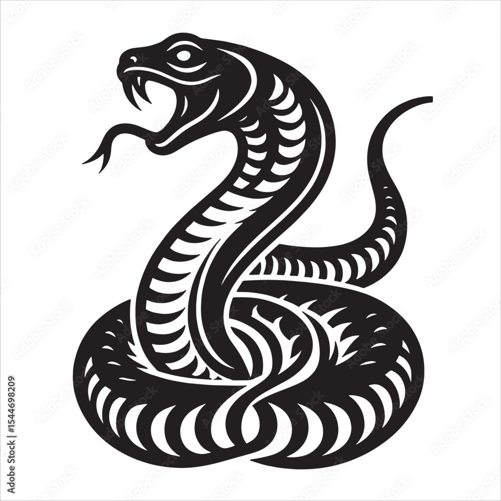 Fototapeta premium Hissing Snake 
