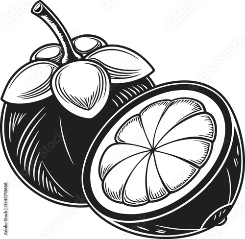 Fresh, healthy, and sweet vector illustration of apple, pear, and orange fruits with leaves