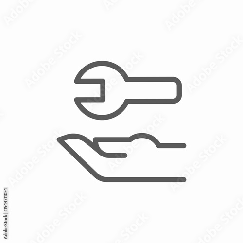 maintenace service icon sign vector