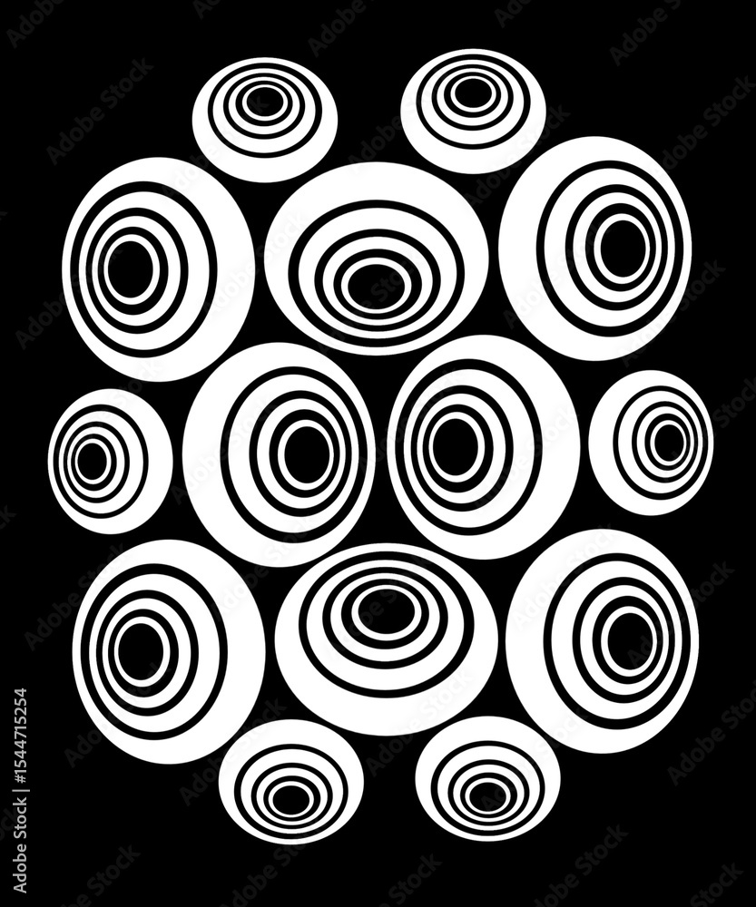 seamless pattern with circles seamless pattern with circles