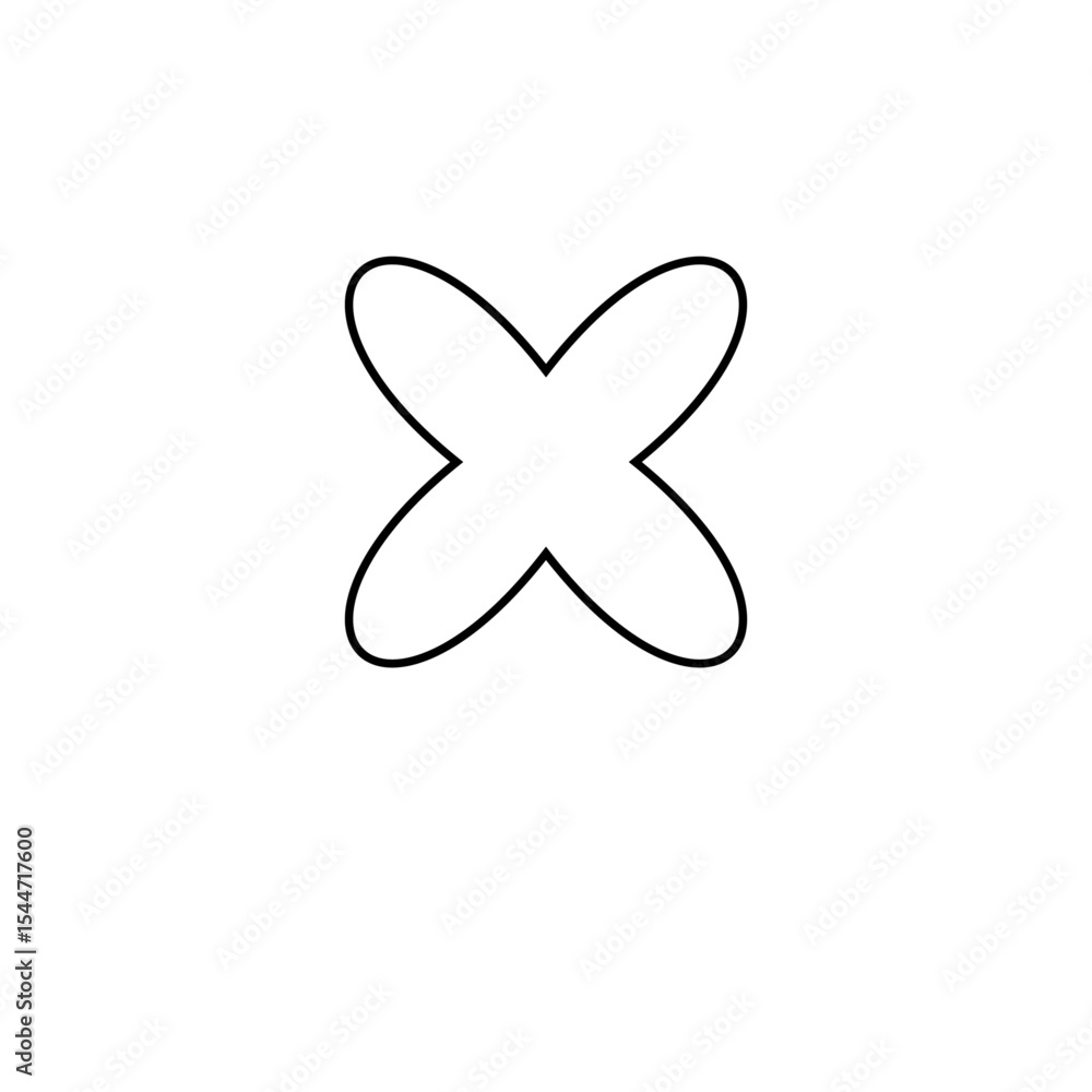 Fototapeta premium vector cross mark