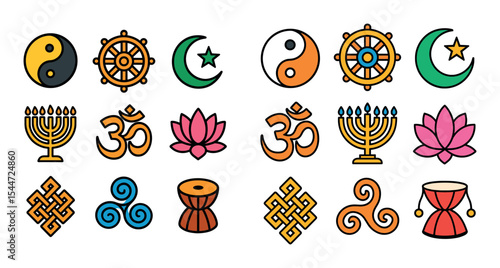 World Religions Icons