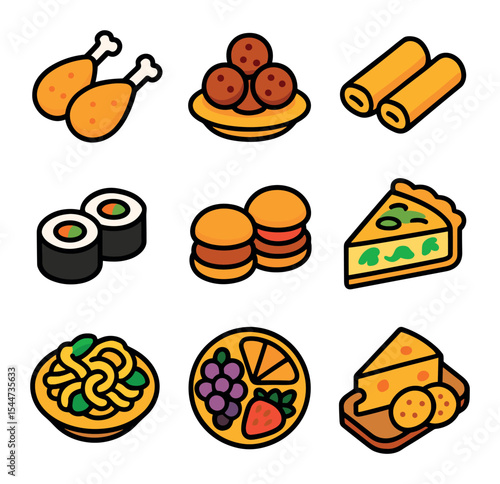 Buffet Icons Grid