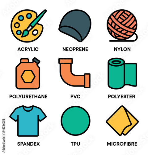 Synthetic Material Icons
