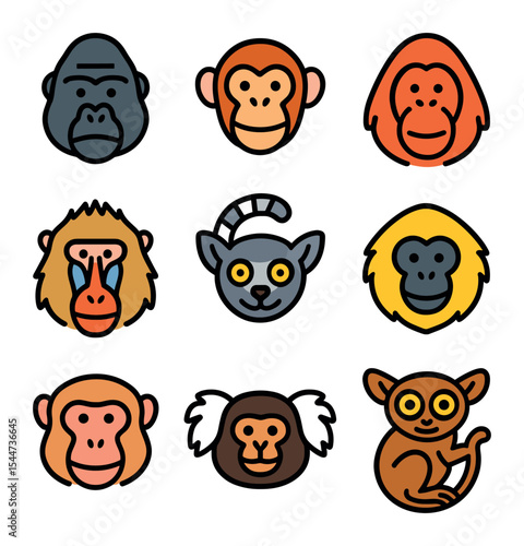 Monoline Primates Grid