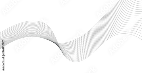 Abstract Flow: A sleek, monochromatic design features fluid, flowing lines that gracefully curve and intertwine, creating a sense of movement and sophistication.