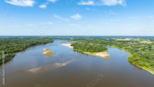Vistula River near Góra Kalwaria, Masovia, Poland
