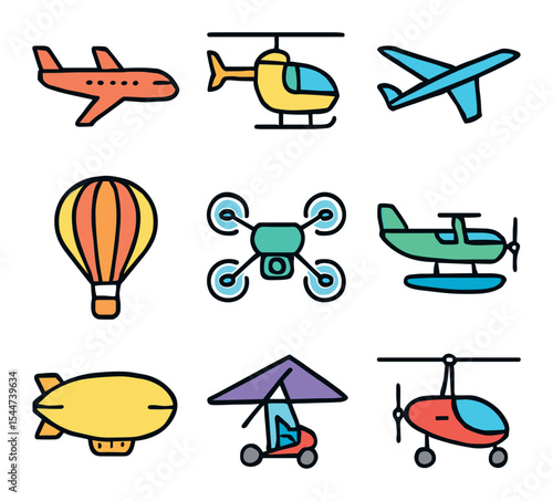 Air Transport Icons