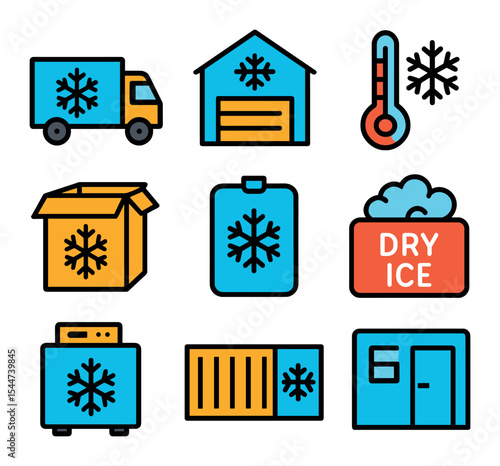 Cold Chain Icons