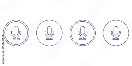 Microphone Icon Set for Audio and Podcasting- mic, mike, microphone, mic icon, microphone icon, mike icon.