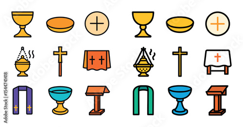 Liturgical Icons Grid
