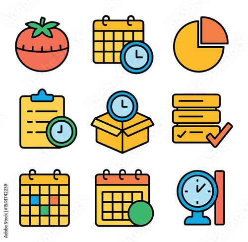Time Management Icons