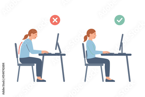The correct and incorrect ways to sit are crucial for a healthy lifestyle