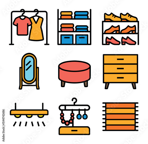 Walk-In Closet Icons
