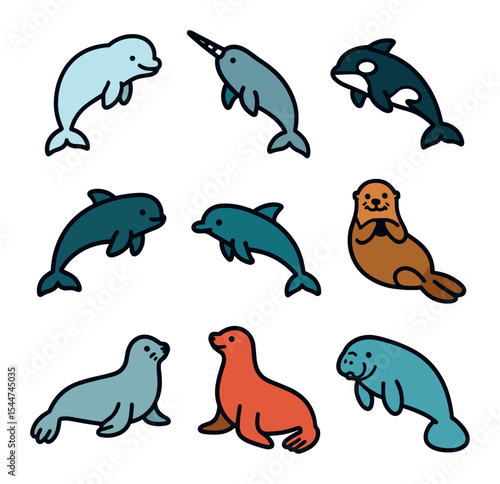 Marine Mammal Icons