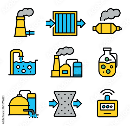 Pollution Control Icons