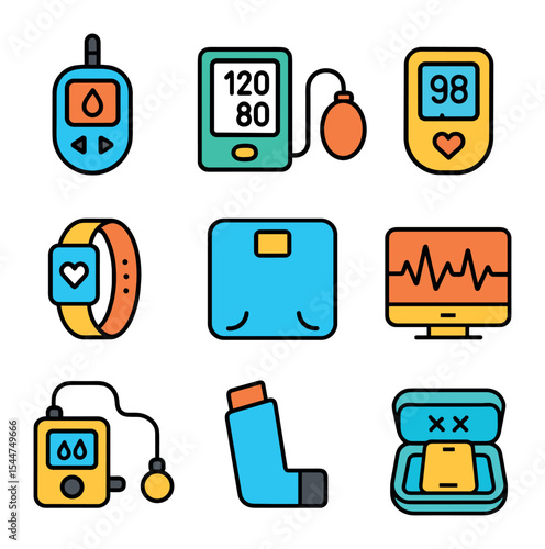 Health Gadget Icons