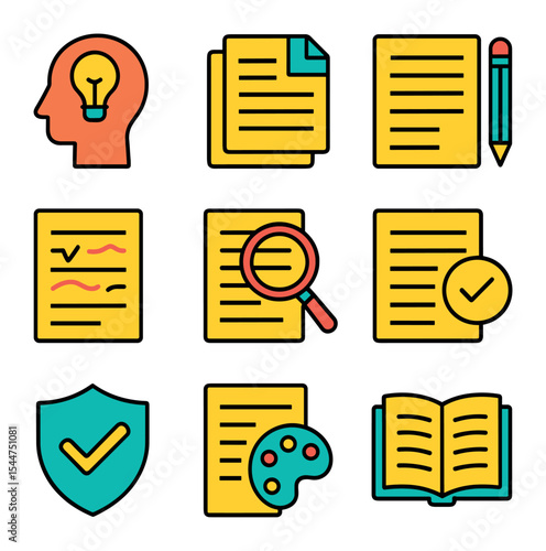 Editorial Stages Icons