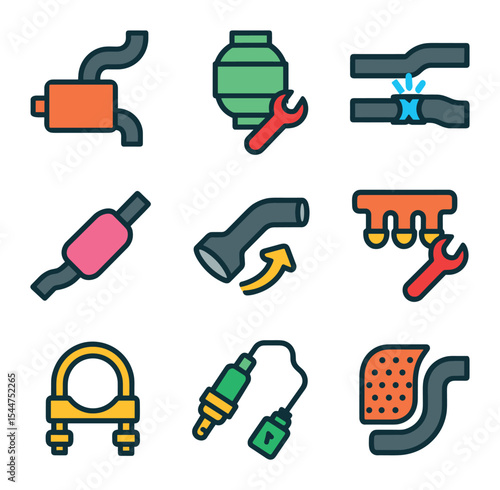 Exhaust Service Icons