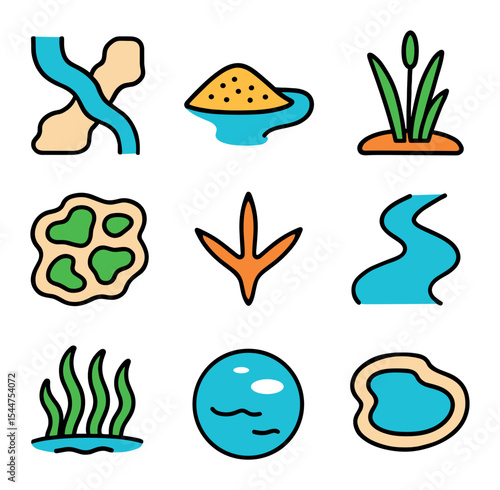 Delta Wetlands Icons