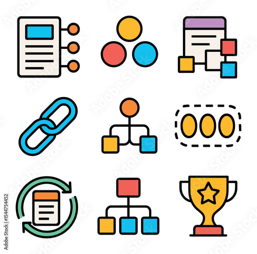 Vector Icons Grid