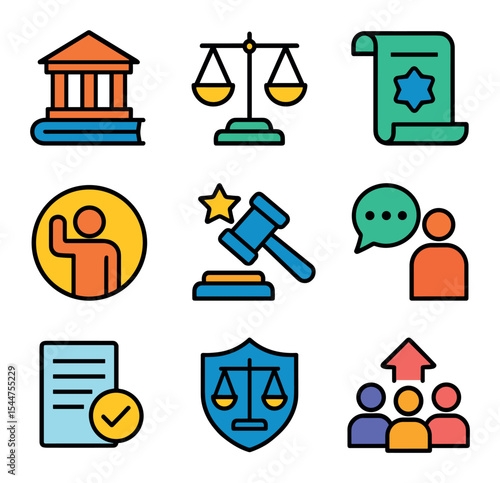Judicial Activism Icons