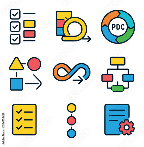 Workflow Systems Icons