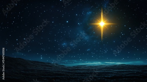 Bethlehem Star Night Sky