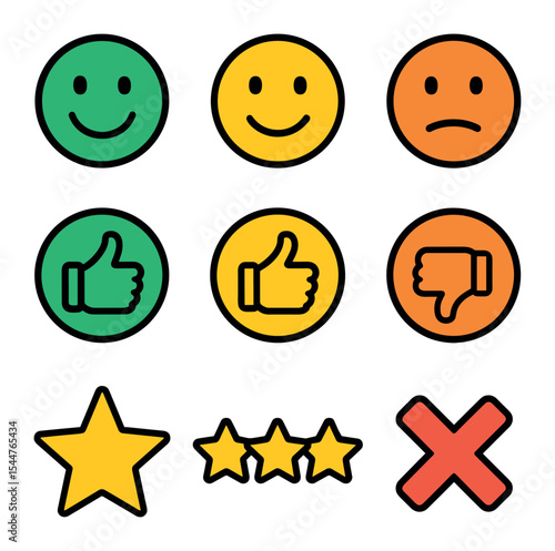 Service Rating Icons