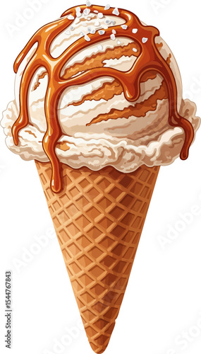 Salted Caramel Cone