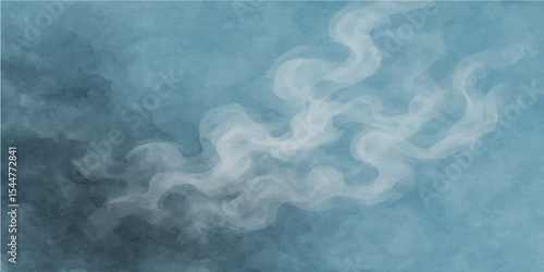 Abstract blue sky with fluffy white clouds, a beautiful cloudscape texture