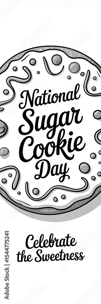 National Sugar Cookie Day  Story icing