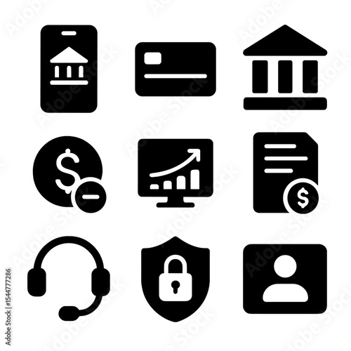 Neobank Icon Grid