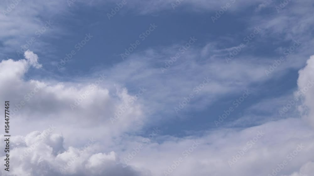 Clouds against the blue sky. Sky background. Summer. Landscape. Soft white clouds against the blue sky. Calm and serene atmosphere. White fluffy clouds quickly fly across the sky. Windy weather Clouds against the blue sky. Sky background. Summer. Landscape. Soft white clouds against the blue sky. Calm and serene atmosphere. White fluffy clouds quickly fly across the sky. Windy weather
