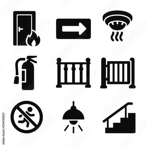 School Safety Icons