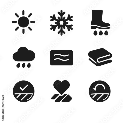 Seasonal Floor Care Icons