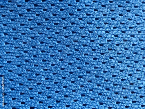 texture of blue fabric. close-up. macro.