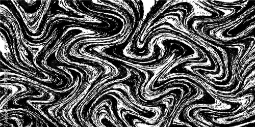 An abstract black and white seamless pattern with a geometric line texture, perfect for a modern wallpaper design or textile art