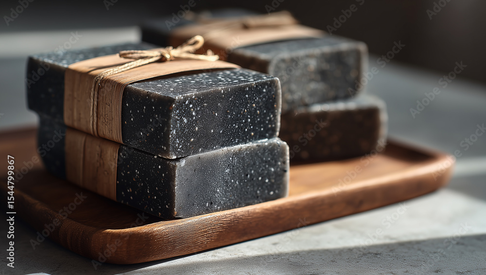 Handmade Natural Soap Bars with Poppy Seeds and Twine Wrap
Handmade Natural Soap Bars with Poppy Seeds and Twine Wrap